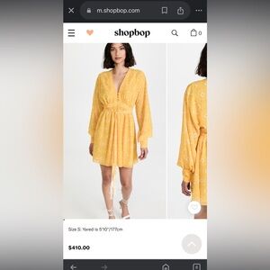 Alexis Luss Dress in Yellow boho lovers Swifty